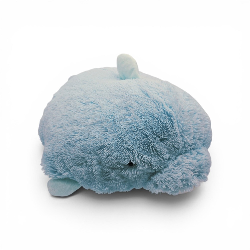 Original Pillow Pets Dolphin Blue Squeaky Plush Stuffed Animal Pillow 2010